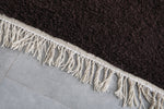 Moroccan wool rug - Dark Brown Custom Rug - Beni ourain rug