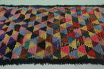 Vibrant Moroccan Berber Rug - 3.6 X 6.9 Feet