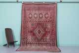 Moroccan Rug 5.5 x 9.9 Feet – Handwoven Berber Carpet with Geometric Patterns