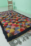 Vibrant Moroccan Berber Rug - 3.6 X 6.9 Feet