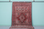 Moroccan Rug 5.5 x 9.9 Feet – Handwoven Berber Carpet with Geometric Patterns