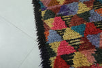 Vibrant Moroccan Berber Rug - 3.6 X 6.9 Feet