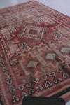 Moroccan Rug 5.5 x 9.9 Feet – Handwoven Berber Carpet with Geometric Patterns