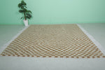 Moroccan Handmade Rug 8 x 8.4 ft Checkered Rug