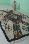 Handmade Azilal rug 3.5 x 5.9 Feet