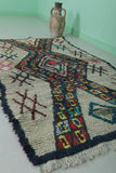 Handmade Azilal rug 3.5 x 5.9 Feet