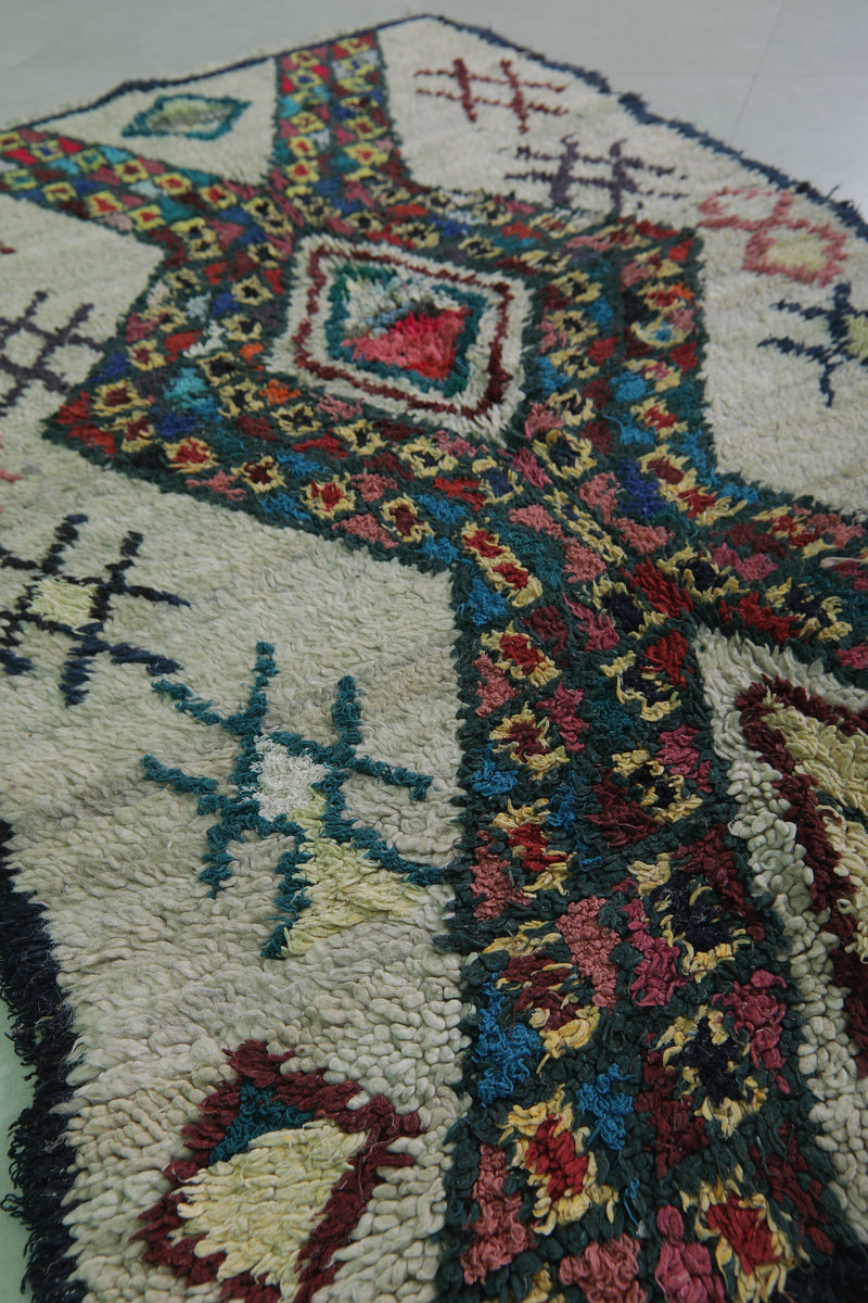 Handmade Azilal Rug 3.5 x 5.9 ft - Moroccan Wool Rug