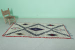 Moroccan berber rug 3 X 7.1 Feet - Boucherouite Rugs