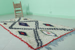 Moroccan berber rug 3 X 7.1 Feet - Boucherouite Rugs