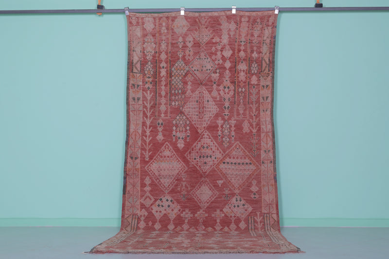 Moroccan Rug - 4.7x10.6 FT | Elegant Handwoven Carpet