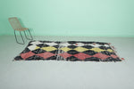 Moroccan Berber Rug 3.7 x 9.1 Feet - Vibrant Handwoven Art