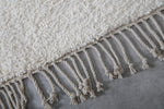 Beni Ourain Moroccan rug - white berber custom rug