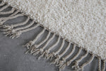 Beni Ourain Moroccan rug - white berber custom rug