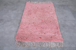 Pink Moroccan rug 2.2 X 3.8 Feet