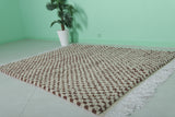 Beni ourain rug 4.9 FT X 6.4 FT - striped rug