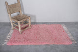 Pink Moroccan rug 2.2 X 3.8 Feet