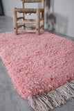 Pink Moroccan rug 2.2 X 3.8 Feet