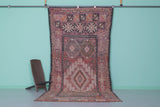 Moroccan Rug 5.4 x 12.3 Feet – Handwoven Vintage Boho Carpet