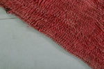 Red Moroccan Rug 3 X 5.6 Feet