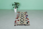 Handmade Long Moroccan Rug 2.4 X 5.8 Feet