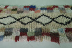 Handmade Long Moroccan Rug 2.4 X 5.8 Feet