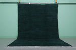 Green Moroccan Rug - 7.4 x 10.1 Feet | Handmade Elegance