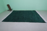 Green Moroccan Rug - 7.4 x 10.1 Feet | Handmade Elegance