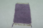 Small Moroccan Rug - 2 x 3 ft | Soft Purple Accent Rug