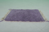 Small Moroccan Rug - 2 x 3 ft | Soft Purple Accent Rug