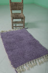 Small Moroccan Rug - 2 x 3 ft | Soft Purple Accent Rug