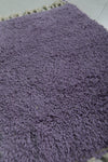 Small Moroccan Rug - 2 x 3 ft | Soft Purple Accent Rug