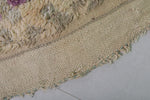 Shaggy Beige Runner rug 5.1 X 12.3 Feet