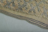 Shaggy Beige Runner rug 5.1 X 12.3 Feet