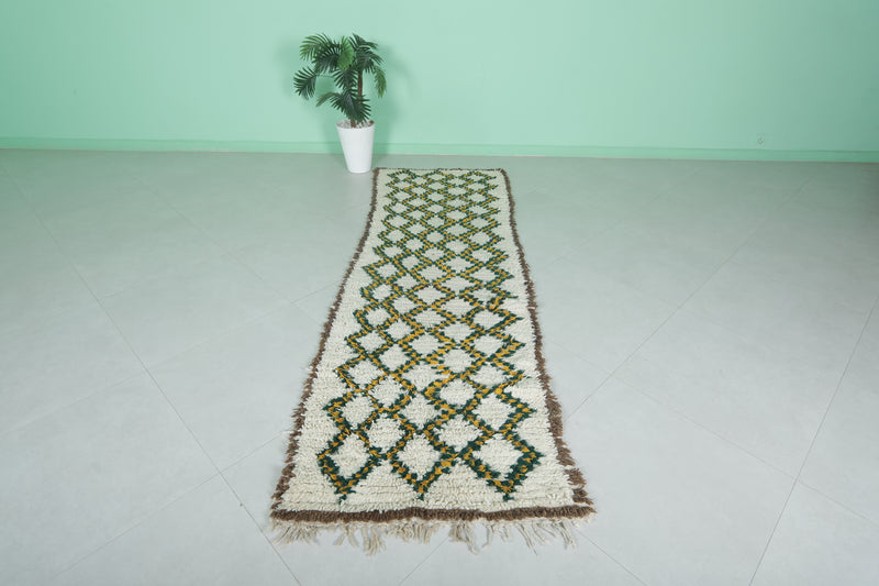 Handmade Moroccan Berber Rug - 2.8 x 8.5 Feet