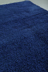 Blue Moroccan Rug - 4 x 6.2 Ft | Rounded Corner Design