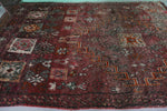 Moroccan Rug 6.6 x 9.5 Feet – Handwoven Vintage Berber Carpet