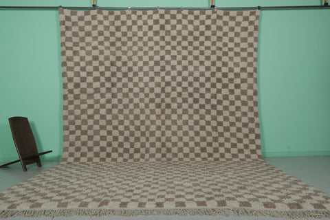 Moroccan checkered rug 11.2 X 15.1 Feet