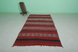 Handwoven Moroccan kilim rug 4.6 FT X 9.2 FT