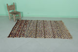 Hand Knotted Colorful Kilim Rug 3.7 FT X 5.7 FT