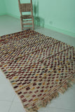 Hand Knotted Colorful Kilim Rug 3.7 FT X 5.7 FT