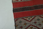 Handwoven Moroccan kilim rug 4.6 FT X 9.2 FT