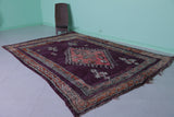 Moroccan Rug 6.3 x 9.6 Feet – Vintage Handmade Berber Carpet