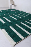 Custom Green Moroccan rug - Handmade Berber rug