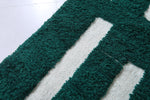 Custom Green Moroccan rug - Handmade Berber rug