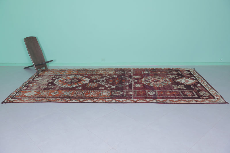 Moroccan Rug 6.2 x 12.3 Feet – Vintage Handmade Berber Carpet