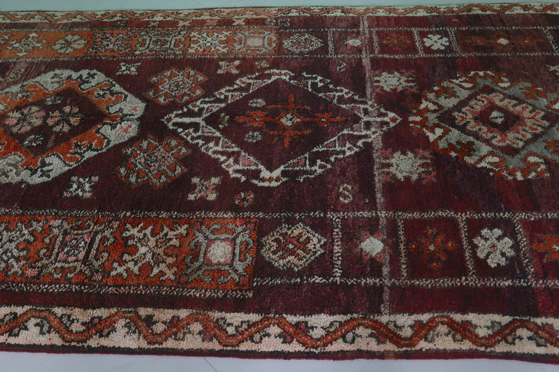 Moroccan Rug 6.2 x 12.3 Feet – Vintage Handmade Berber Carpet