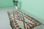 Moroccan Berber Rug - Geometric Design | 3.3 X 7.6 Feet