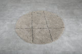 Moroccan round rug - custom round rug