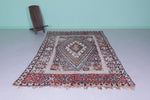 Moroccan Rug 5.7 x 10 Feet – Handwoven Berber Rug with Diamond Centerpiece