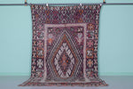 Moroccan Rug 5.7 x 10 Feet – Handwoven Berber Rug with Diamond Centerpiece